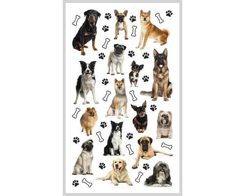 AGDESIGN Mini stickers Honden 44 stuks