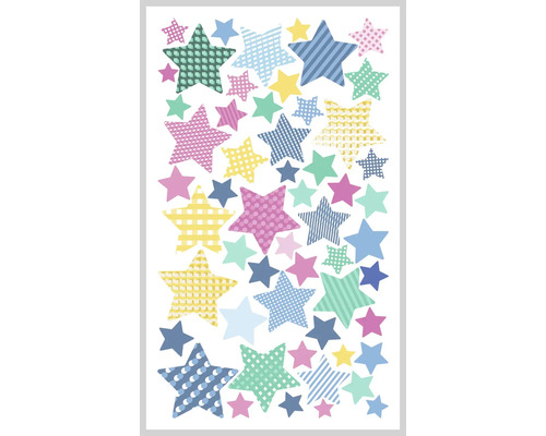 Decoratieve stickers met sterrenpatroon
