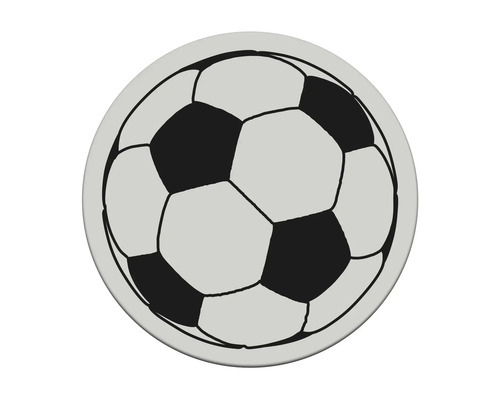 AGDESIGN Mini sticker 3D Voetbal 8x9,5 cm