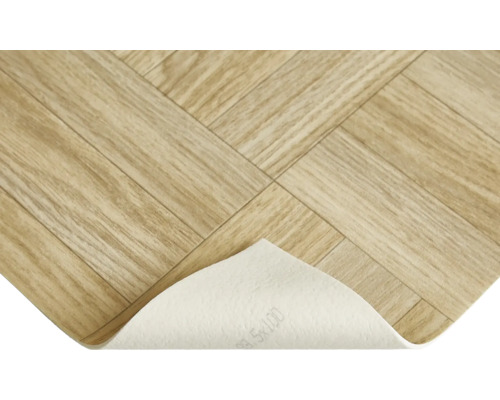 Vinylvloer in houtlook met visgraatmotief