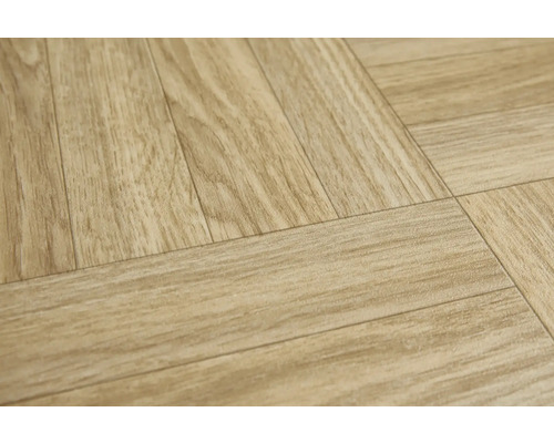 Close-up van panelen met houtlook voor vloerbedekking