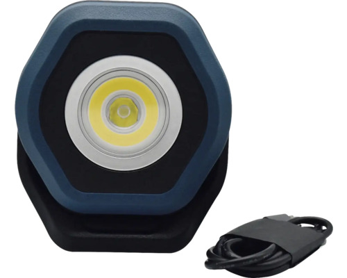 LUMAKPRO Oplaadbare accu LED werklamp 480-1400 lm daglichtwit zwart LUMAKPRO Oplaadbare accu LED werklamp 480-1400 lm daglichtwit zwart