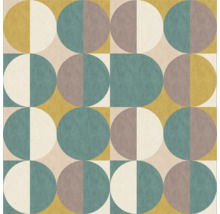 Behang met geometrisch cirkelontwerp