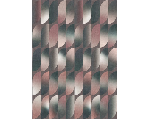 RASCH Fotobehang vlies 364095 Magic Walls geometrisch 212x300 cm Behang met abstract halfcirkelpatroon
