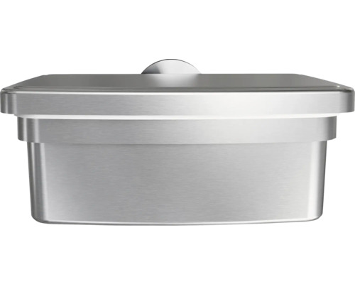 Metalen afvalemmer met deksel