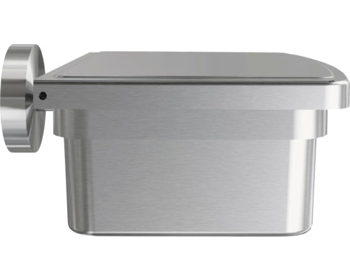 Wandgemonteerde zeepdispenser van roestvrij staal