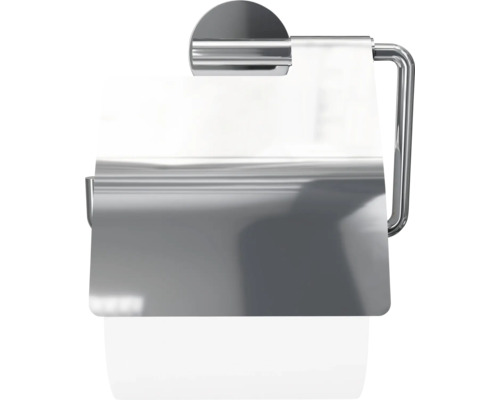 Metalen toiletpapierhouder met klep