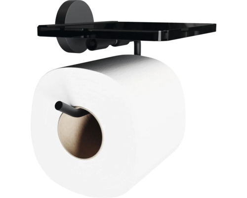 Toiletpapierhouder met plank