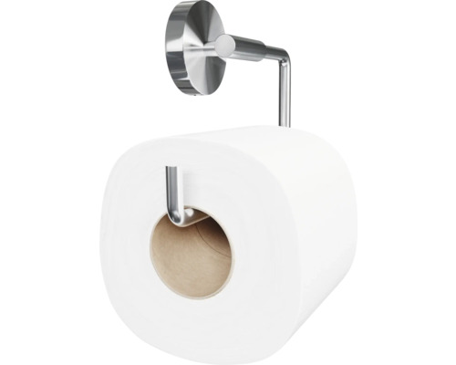 Toiletpapierhouder van metaal met rol papier