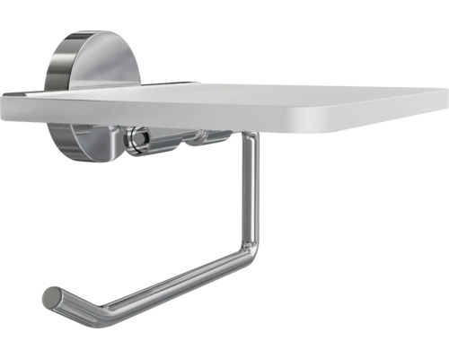 Toiletpapierhouder met plank