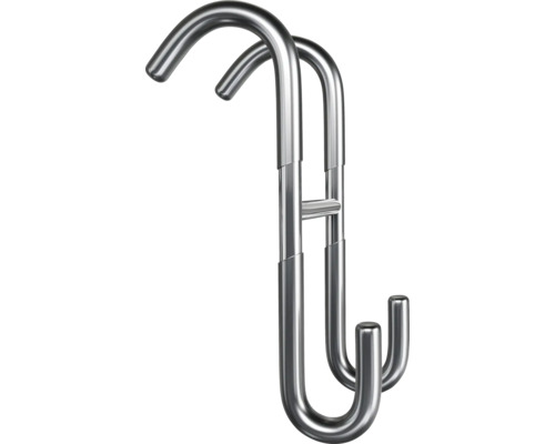 Metalen deurhanger, dubbel