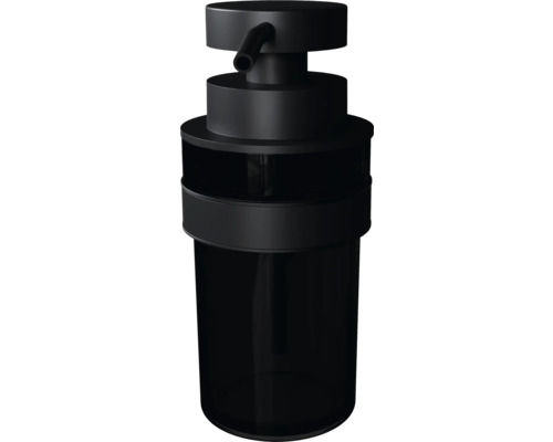 Zwarte zeepdispenser voor badkamer of keuken