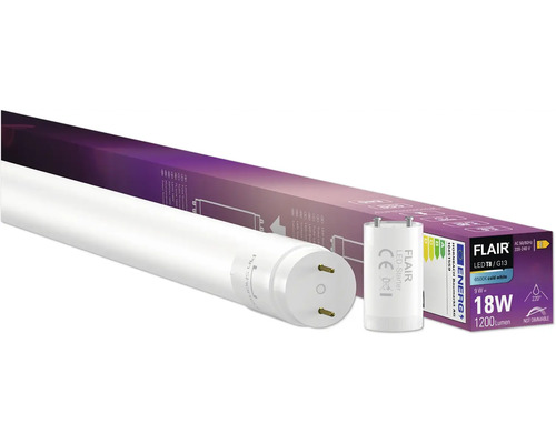 TL-buis met ledstarter en verpakking