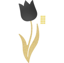 Decoratieve houten bloem met kleefpunten