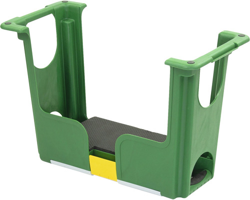 Kunststof opstap met handgrepen voor tuinwerkzaamheden