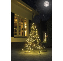 Verlichte LED kerstboom met sterrenhemel en maan
