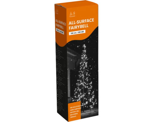 Verpakking van een All-Surface Fairybell lichtsnoer, 150 cm met 240 LEDs