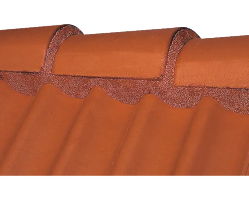 Close-up van dakpannen van klei