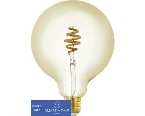 EGLO CROSSLINK.Z LED lamp E27/5,5W G125 CCT amber