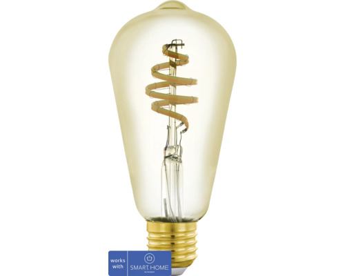 EGLO CROSSLINK.Z LED lamp E27/5,5W ST64 CCT amber