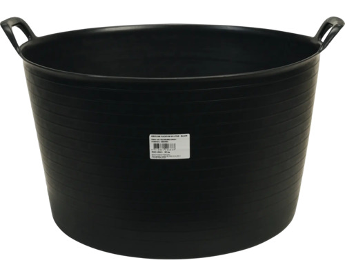 Flexibele mortelkuip met handvatten, inhoud circa 65 liter