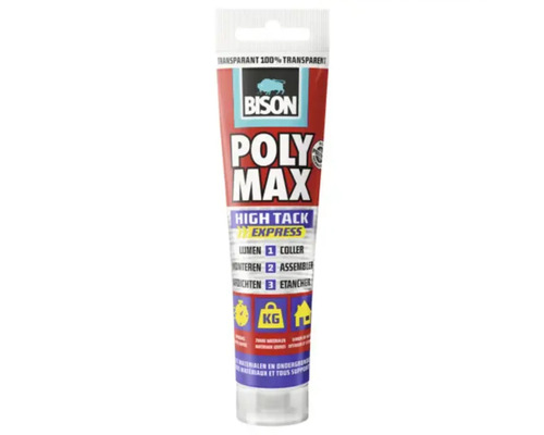 BISON Poly Max high tack express 100% transparant 115 g