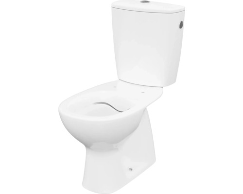 Witte staande toiletpot met reservoir