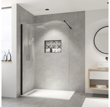 BREUER Douchewand Panorama 100x200 cm zwart