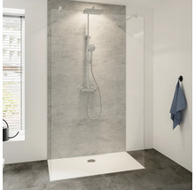 BREUER Inloopdouche Entra chroom 140 cm helder glas