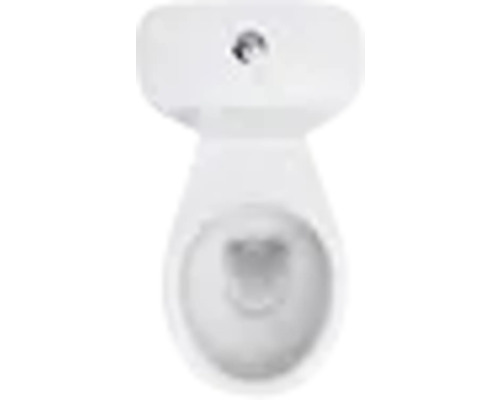 Foto van een toilet van bovenaf