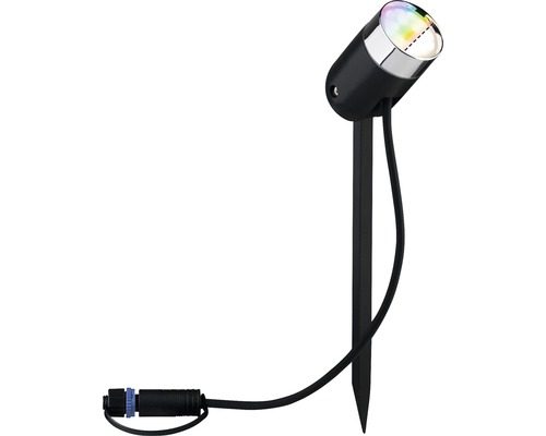 Tuinspot met grondspies en aansluitkabel