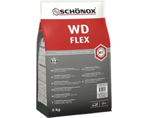 SCHÖNOX WD Flex voegmortel donkergrijs 5 kg