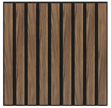 Akoestisch paneel met houten lamellen