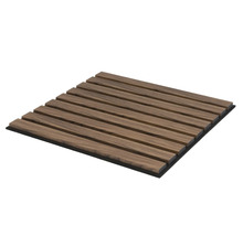 Akoestisch paneel met houten lamellen