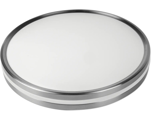 Ronde plafondlamp met metalen rand