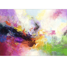 Abstract schilderij met kleurverlopen