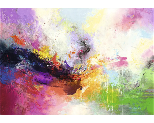 Abstract schilderij met kleurverlopen