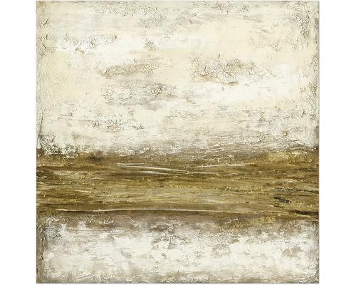 PURE LIVING Schilderij canvas handgeschilderd The Fog 90x90 cm
