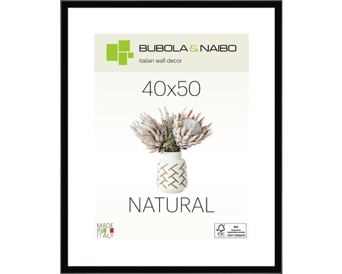 BUBOLA&NAIBO Fotolijst hout Basic 13/NE zwart 40x50 cm