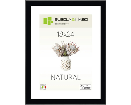 BUBOLA&NAIBO Fotolijst hout 13/NE zwart 18x24 cm