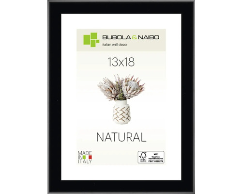 BUBOLA&NAIBO Fotolijst hout 13/NE zwart 13x18 cm
