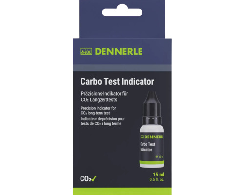 DENNERLE Indicatorvloeistof Carbo CO2 testindicator voor CO2 continutesten 15 ml Dennerle Carbo Test Indicator voor CO2 lange termijn tests