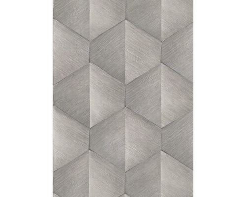 ERISMANN Vliesbehang 10370-38 Fashion for Walls IV geometrisch taupe Behang met geometrisch 3D-ontwerp