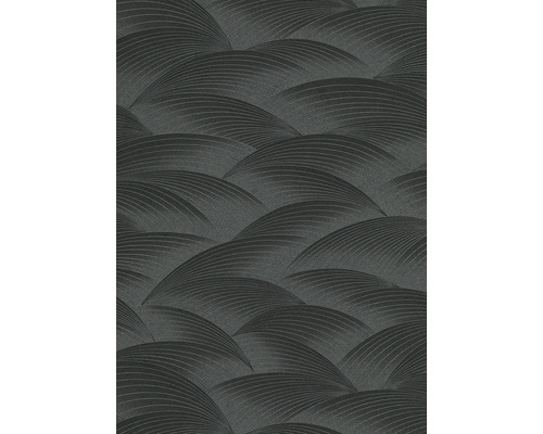 ERISMANN Vliesbehang 10372-15 Fashion for Walls IV golven zwart Behang met golvend patroon voor wanddecoratie