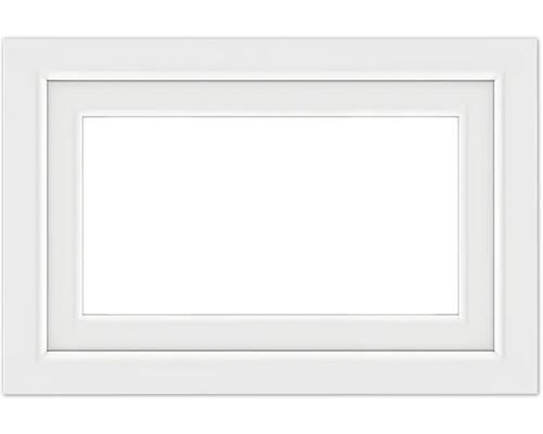Witte fotolijst met passe-partout