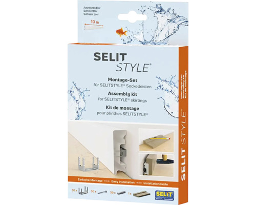 SELITSTYLE Montageset voor plinten SELIT STYLE montageset voor plinten