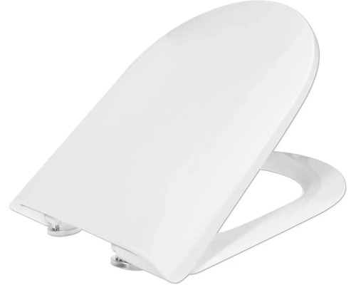 Toiletdeksel van kunststof met ovale vorm
