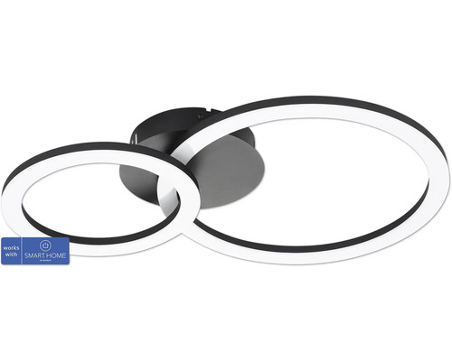 Plafondlamp met cirkelvormig design en Smart Home functie