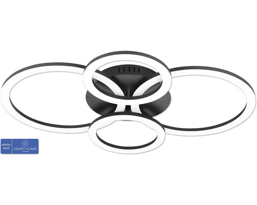 LED-plafondlamp met ringvormig design en Smart Home-functie