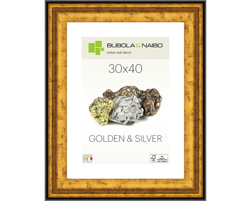 BUBOLA&NAIBO Fotolijst hout 4001/01 goud 30x40 cm